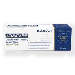 Advacare Low-Adherent Dressing 7.5cm x 7.5cm (Box 100)