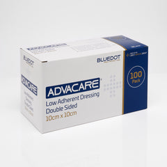 Advacare Low-Adherent Dressing 10cm x 10cm (Box 100)