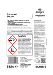 Jangro Professional Thickened Bleach - 5L