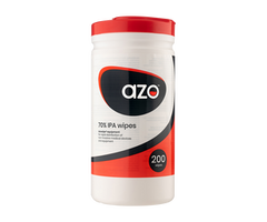 Azo® Alcohol Equipment 70% IPA Disinfectant Wipes CE - 200 Wipes