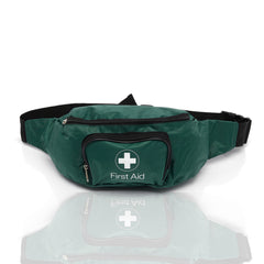 Empty Green First Aid Bum Bag