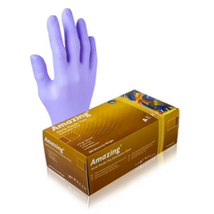Aurelia Amazing Finger-Textured Nitrile Powder-Free Examination Gloves