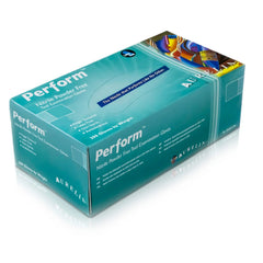 Aurelia® Perform Powder Free Teal Green Nitrile Gloves