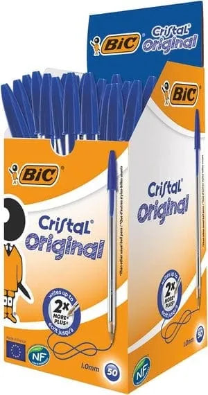 BIC Cristal Original Ballpoint Pen Medium Pack of 50
