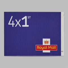 4 x 1st Class Stamp Book
