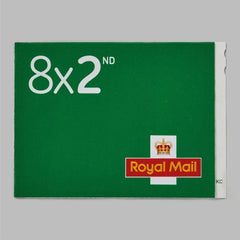 8 x 2nd Class Stamp Book